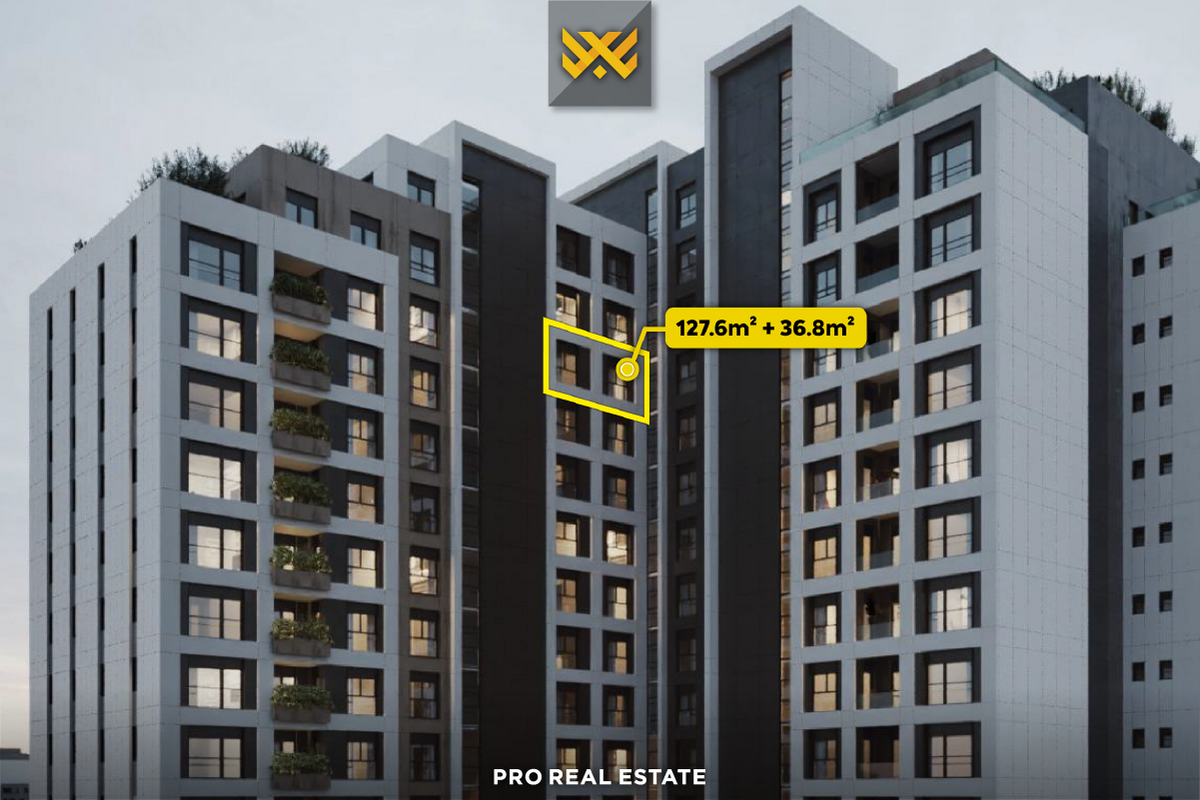 apartment Penthouse 127.6m² + 36.8m² for sale në Bregun e Diellit 2