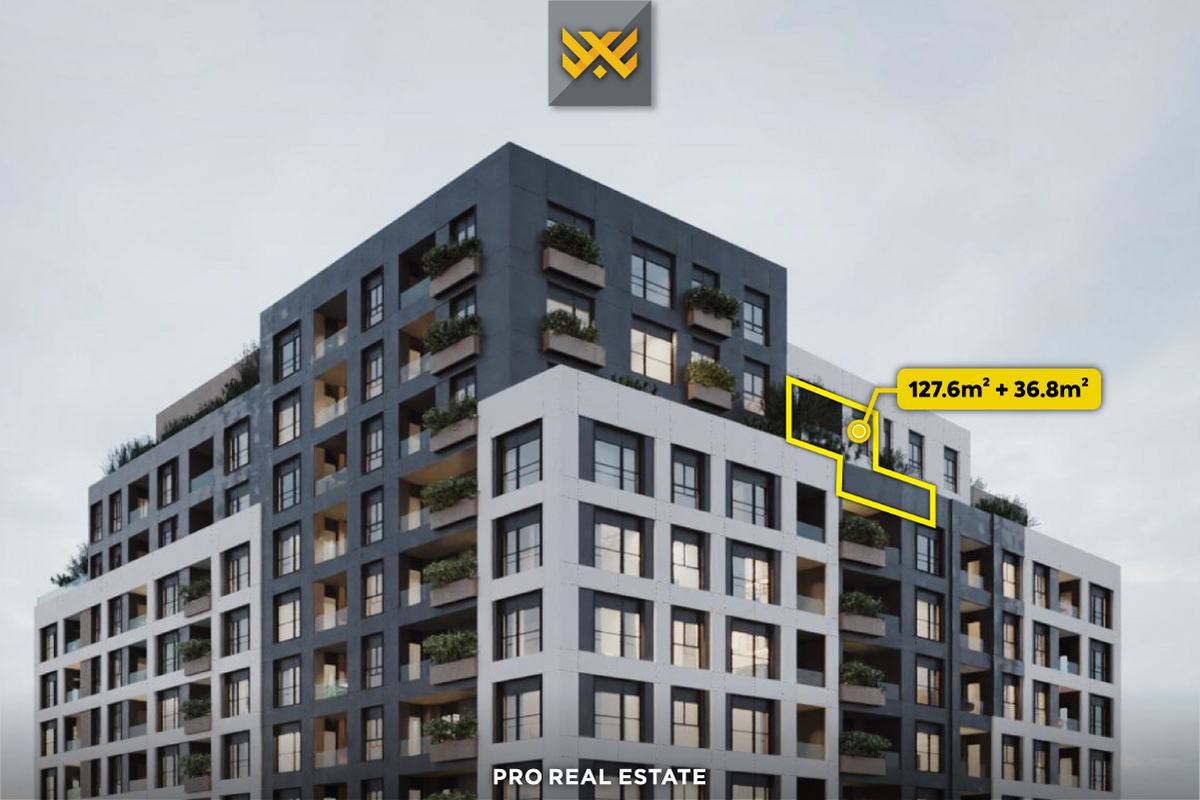 apartment Penthouse 127.6m² + 36.8m² for sale në Bregun e Diellit