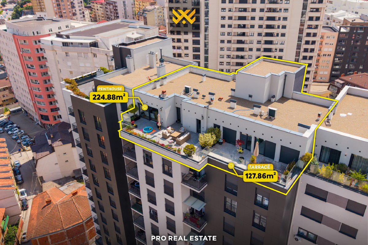 apartment Penthouse 224.88m² + 127.86m² for sale në Tophane