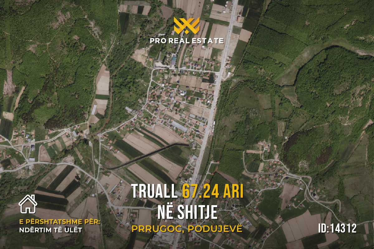 Land 67.24 Ari for sale in Prugoc
